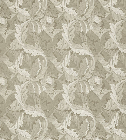 Acanthus Jacquard Fabric by Clarke & Clarke Natural