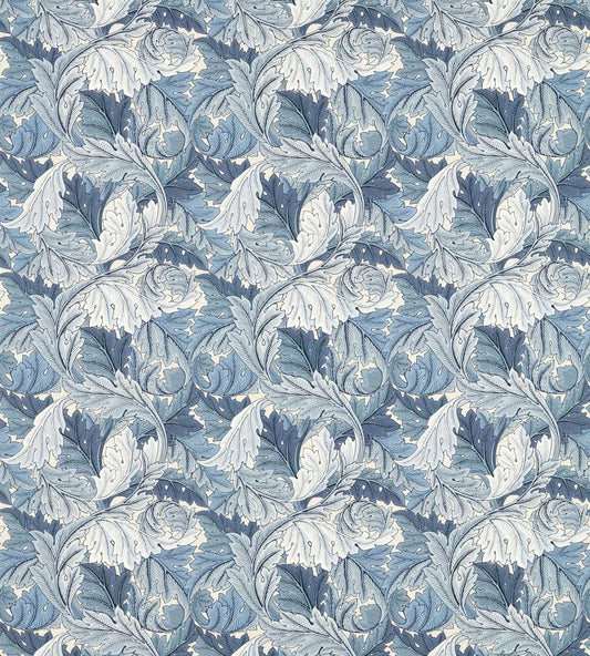 Acanthus Outdoor Fabric by Morris & Co Indigo