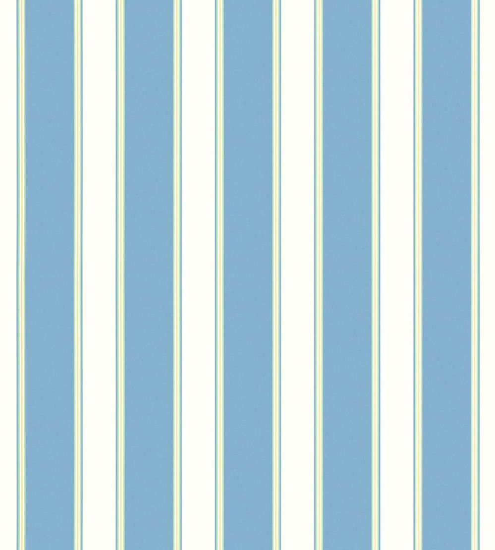 Accordion Stripe Wallpaper by Scalamandre Sky