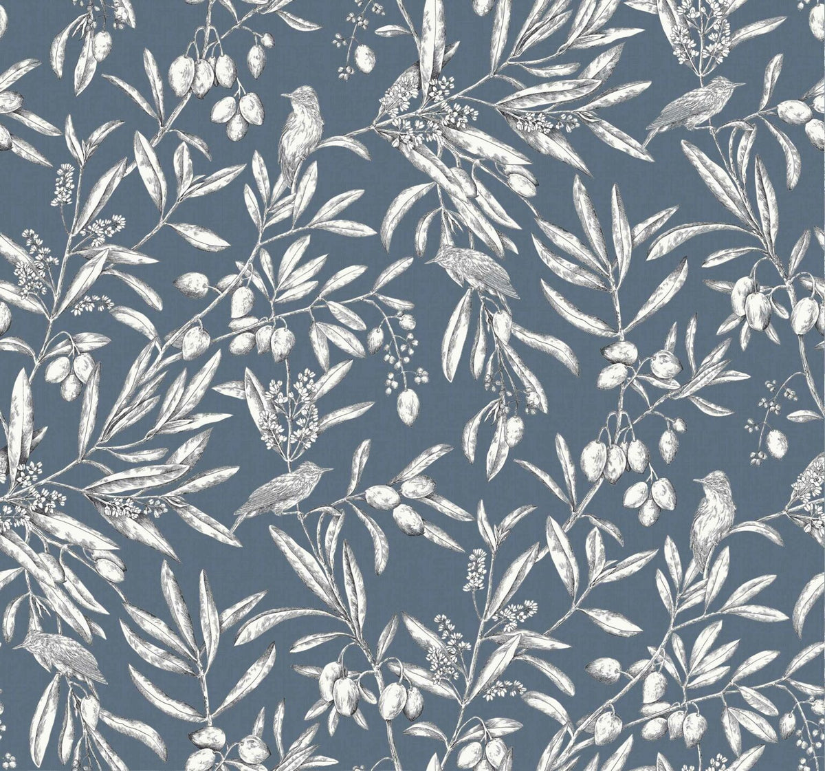 Aceituna wallpaper by Coordonné in Bahía, flat pattern view