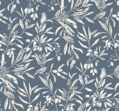 Aceituna wallpaper by Coordonné in Bahía, flat pattern view