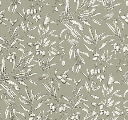 Aceituna wallpaper by Coordonné in Silvestre, flat pattern view