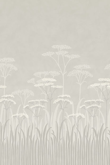 Achillea mural by Little Greene in Brume