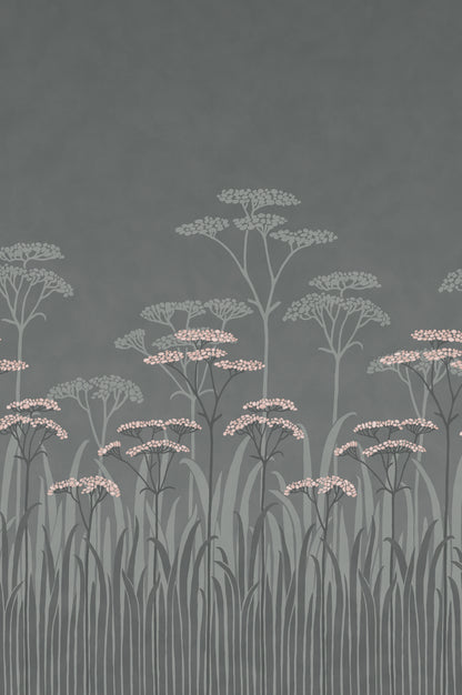 Achillea mural by Little Greene in Twilight