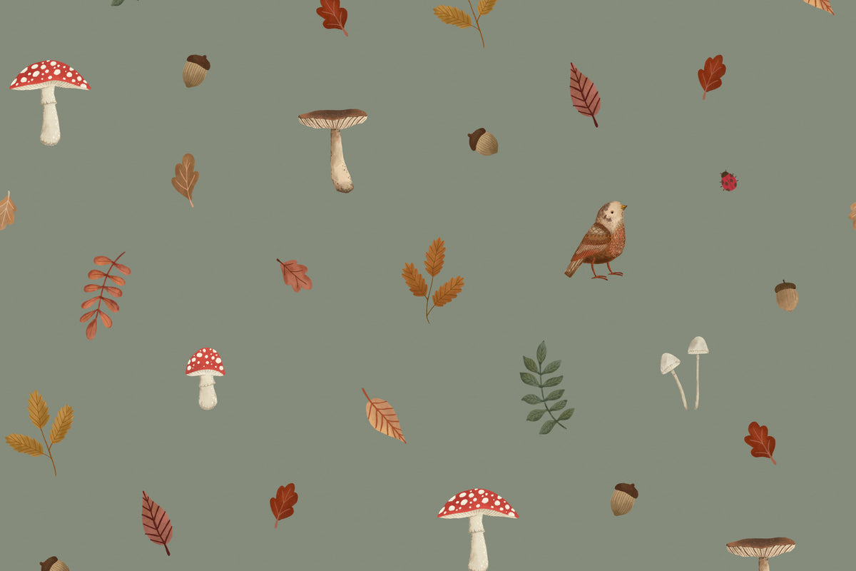 Acorn Green mural by Hovia