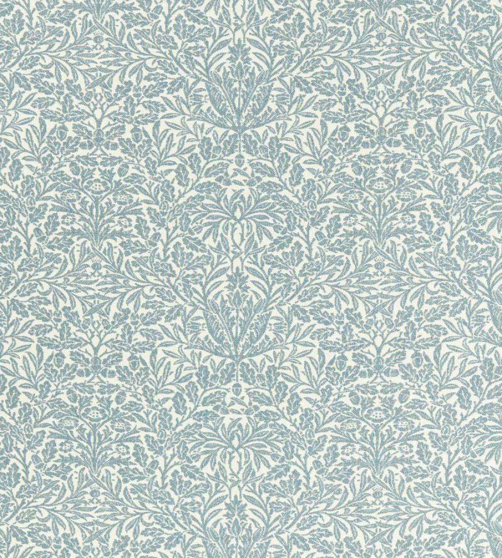 Acorn Weave Outdoor Fabric by Morris & Co Mineral Blue