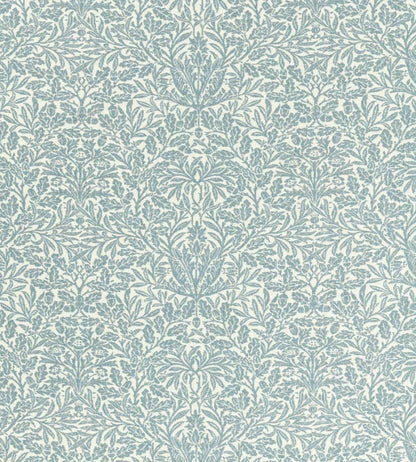 Acorn Weave Outdoor Fabric by Morris & Co Mineral Blue