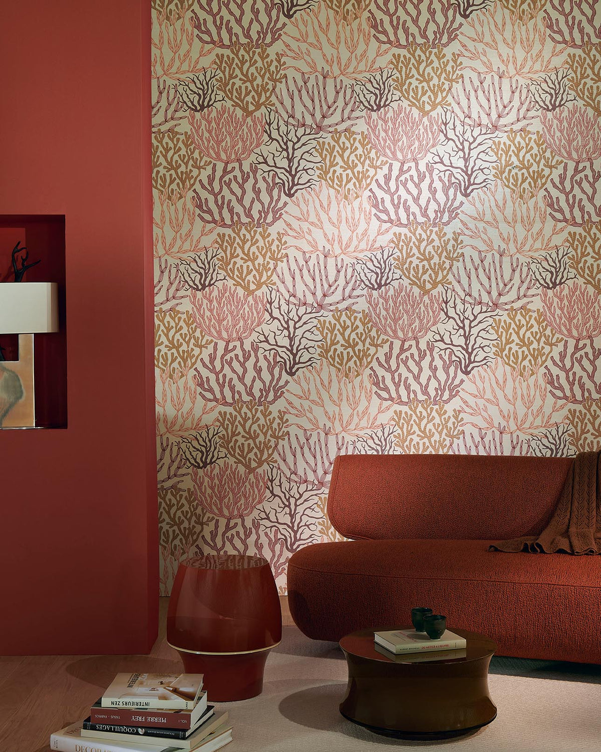 Acropora Wallpaper by Pierre Frey shown in a room setting (view 2)