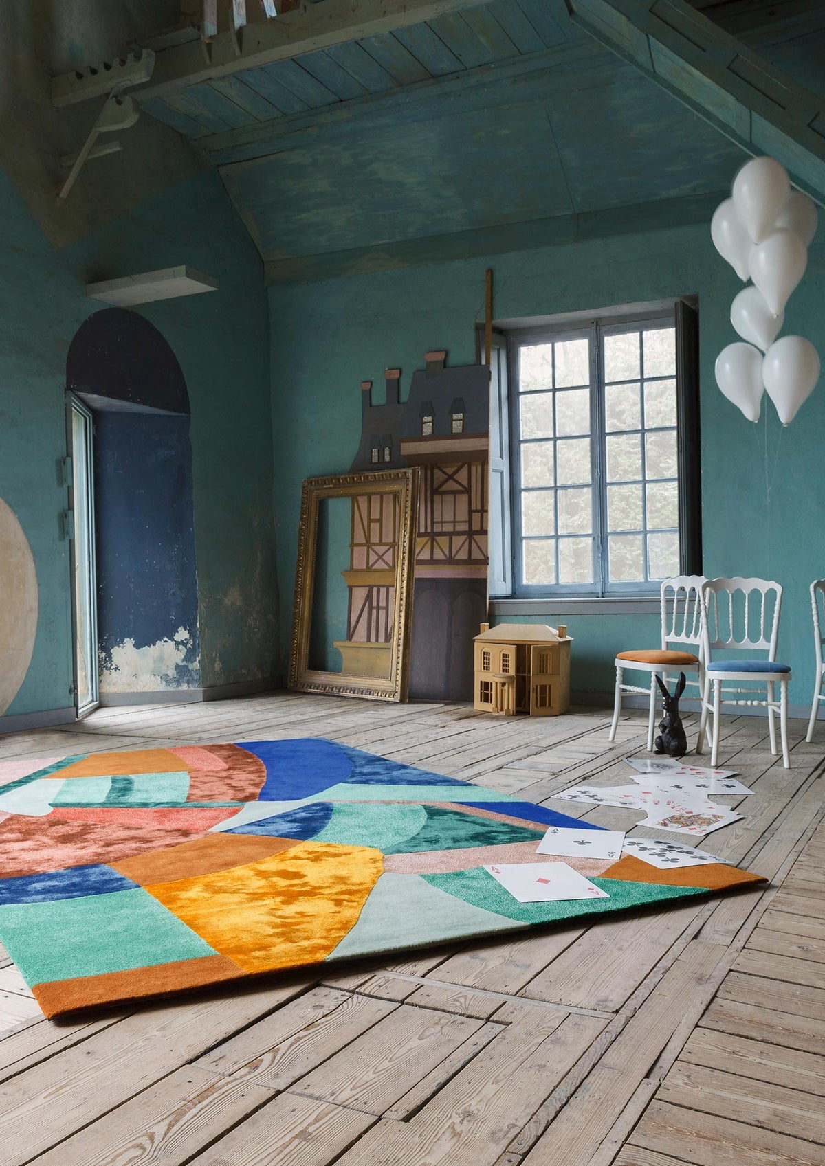 Adagio Rug by Pierre Frey shown in a room setting (view 2)