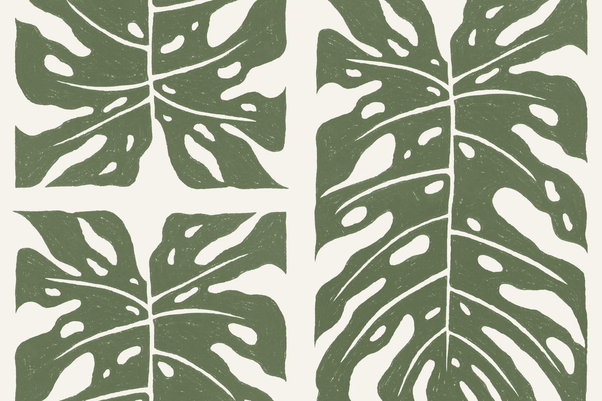 Adanson Tile Green mural by Hovia