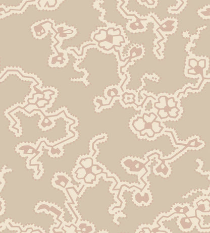 Adelaide Wallpaper by Farrow & Ball Joa's White / Setting Plaster