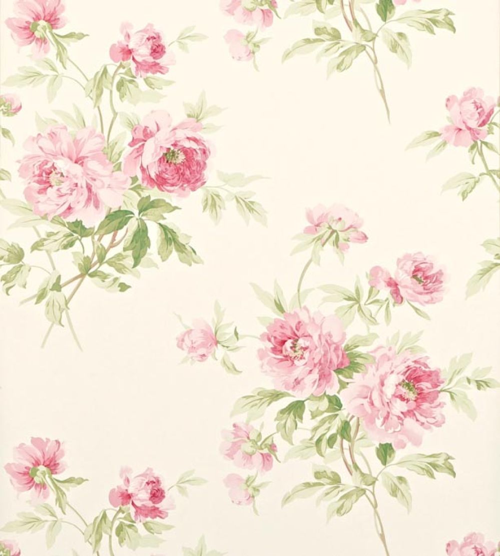 Adele Wallpaper by Sanderson Rose Cream