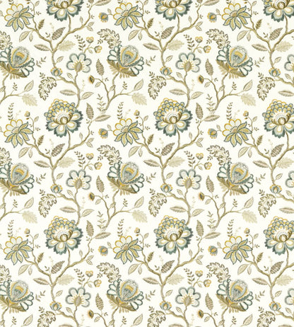 Adeline Fabric by Clarke & Clarke Teal