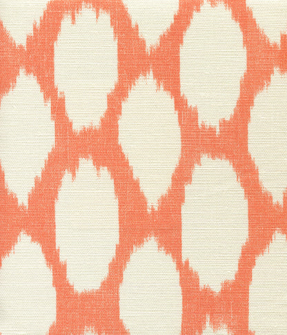 Adras Reverse New Orange on Tint fabric by Quadrille