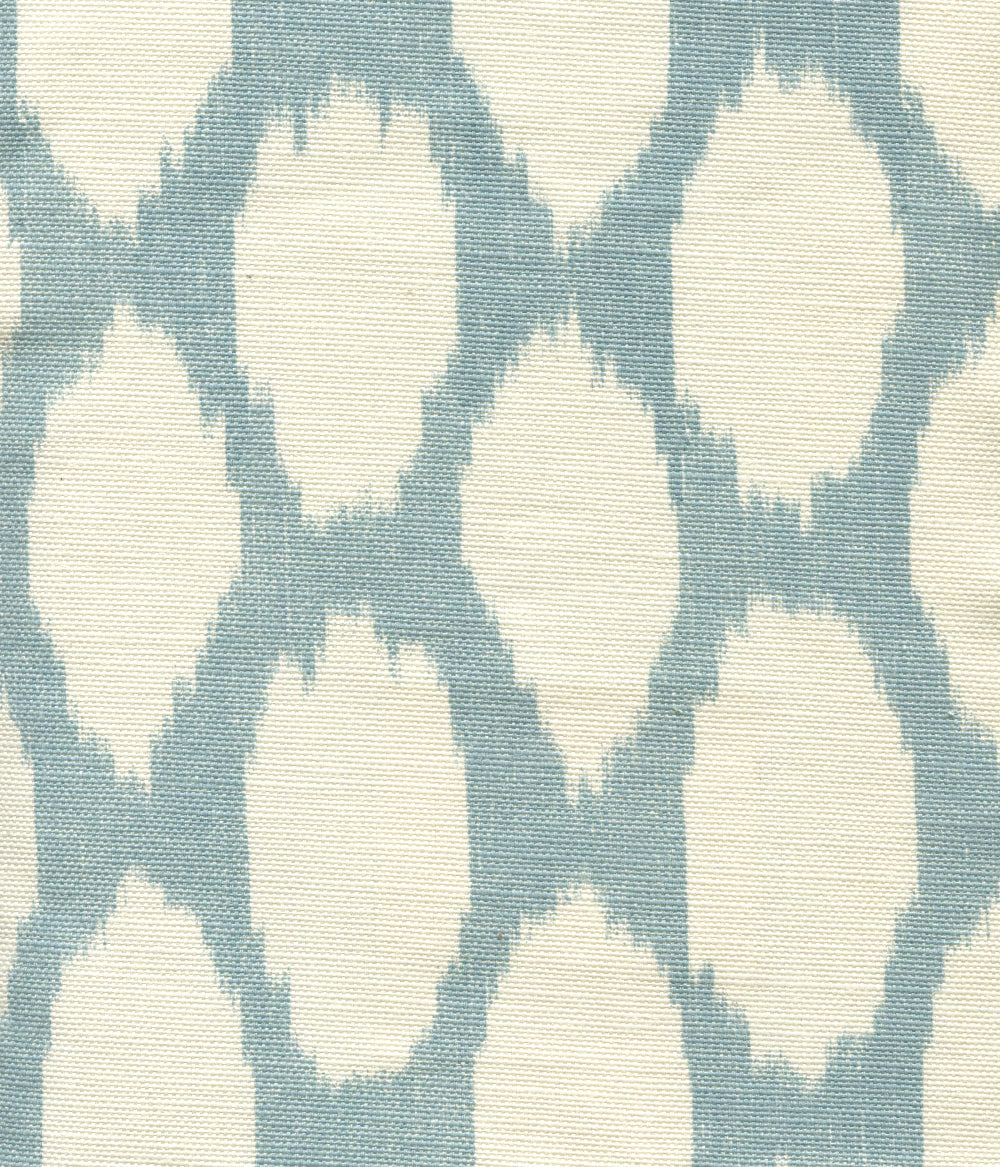 Adras Reverse New Soft Windsor Blue on Tint fabric by Quadrille