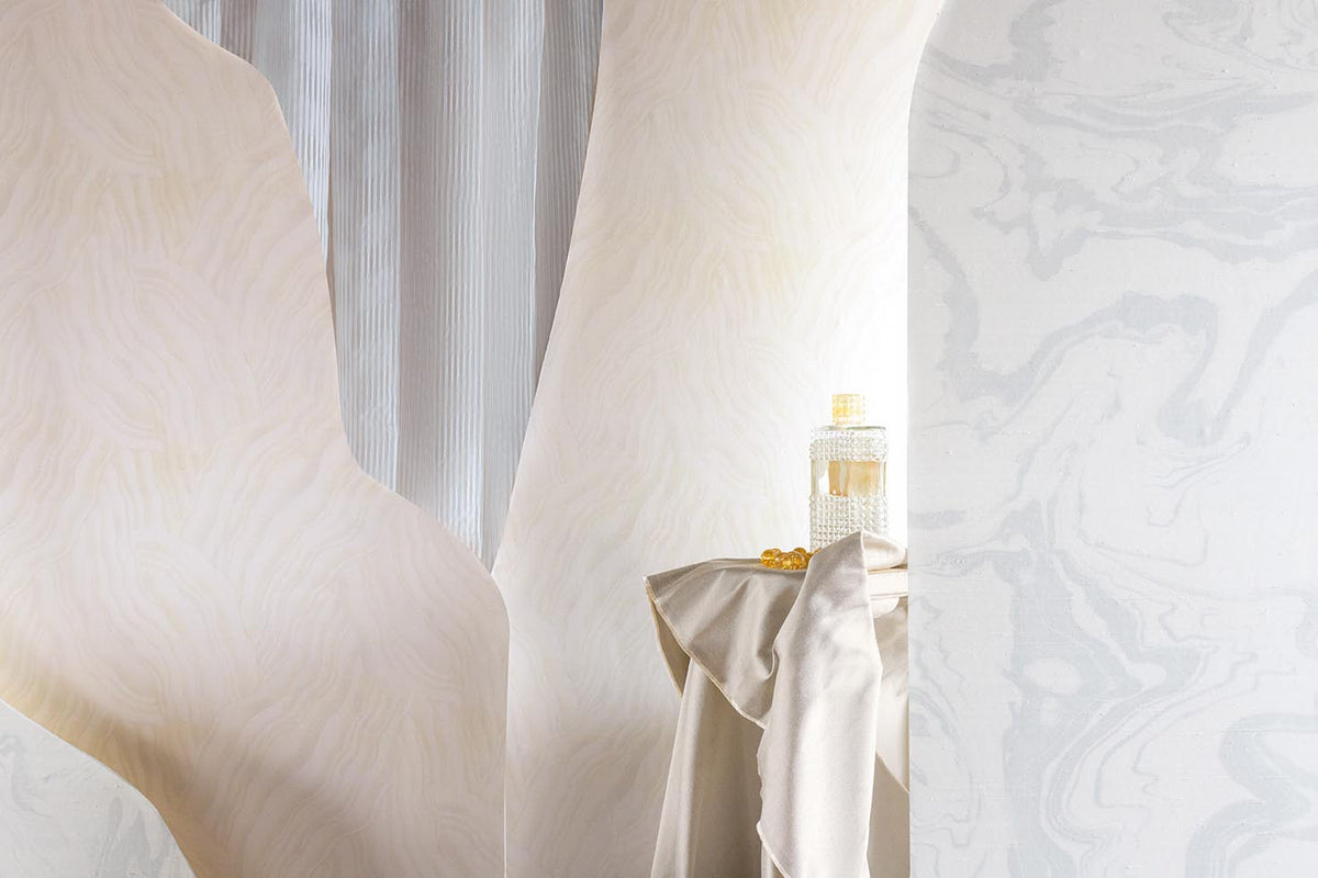 Aelys Wallpaper by Pierre Frey shown in a room setting (view 1)