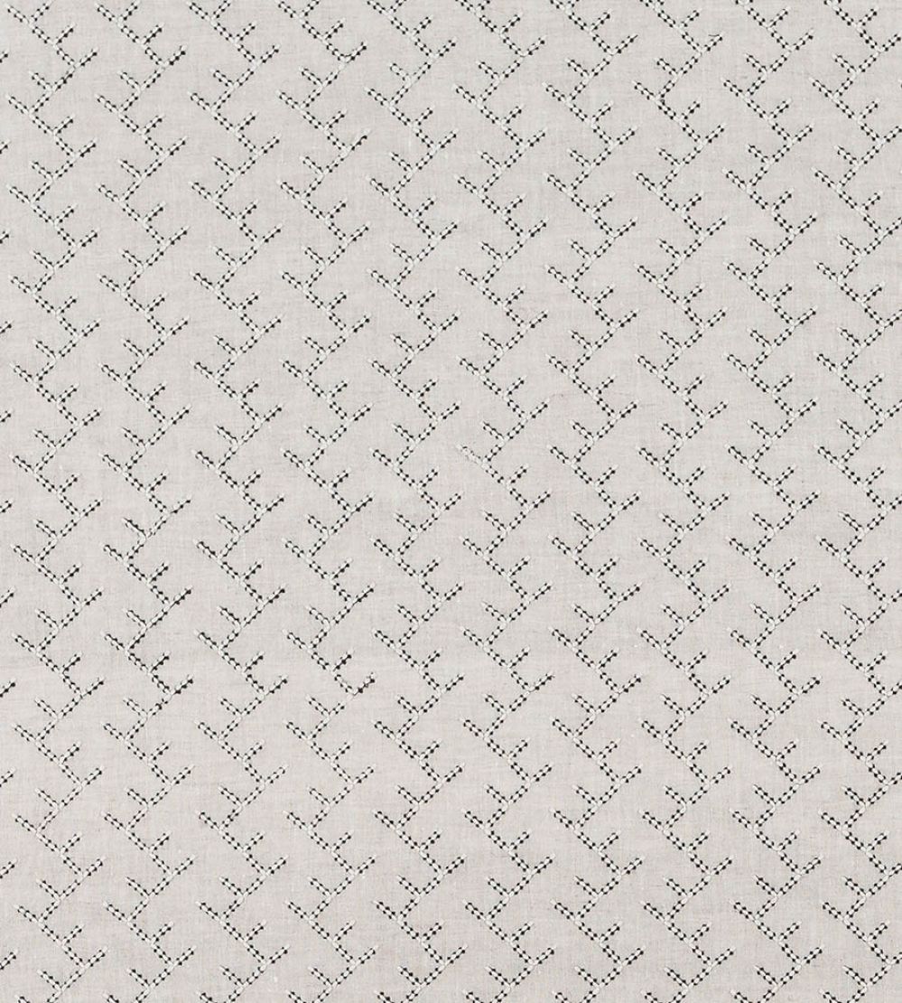 Aerial Fabric by Vanderhurd Black/White on Natural