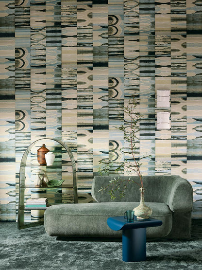 Agafay Wallpaper by Pierre Frey shown in a room setting (view 1)