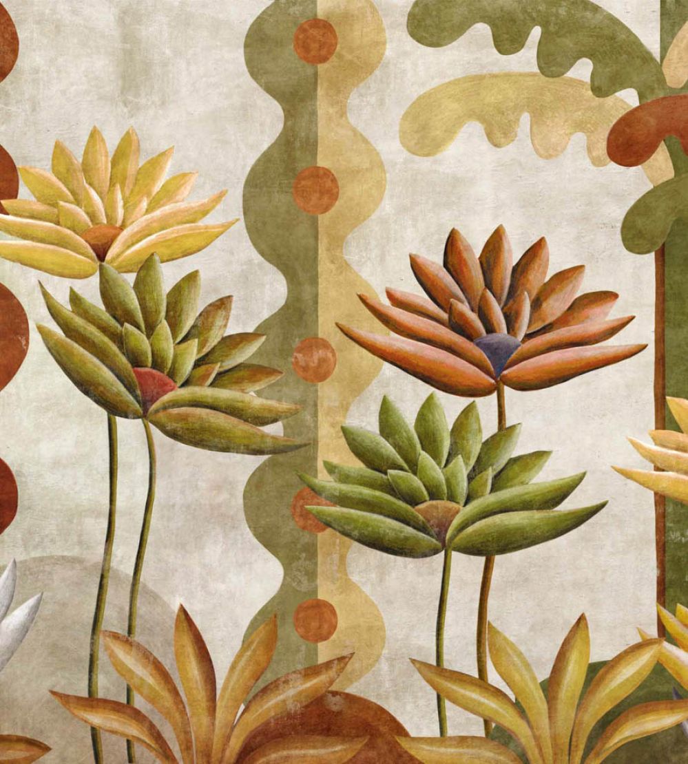 Agaves Mural by Coordonne Cactus