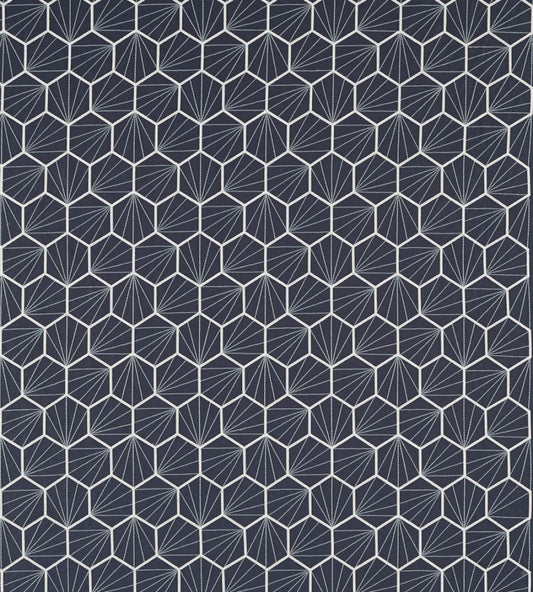 Aikyo Fabric by Scion Midnight