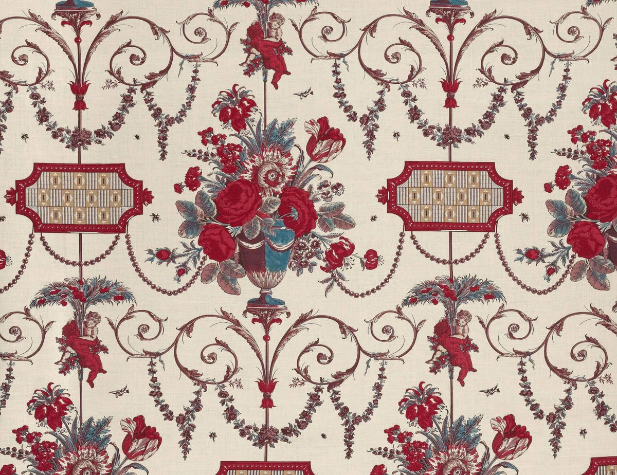 Aix en Provence Fabric by Braquenié in Bleu Ancien (B7551003)