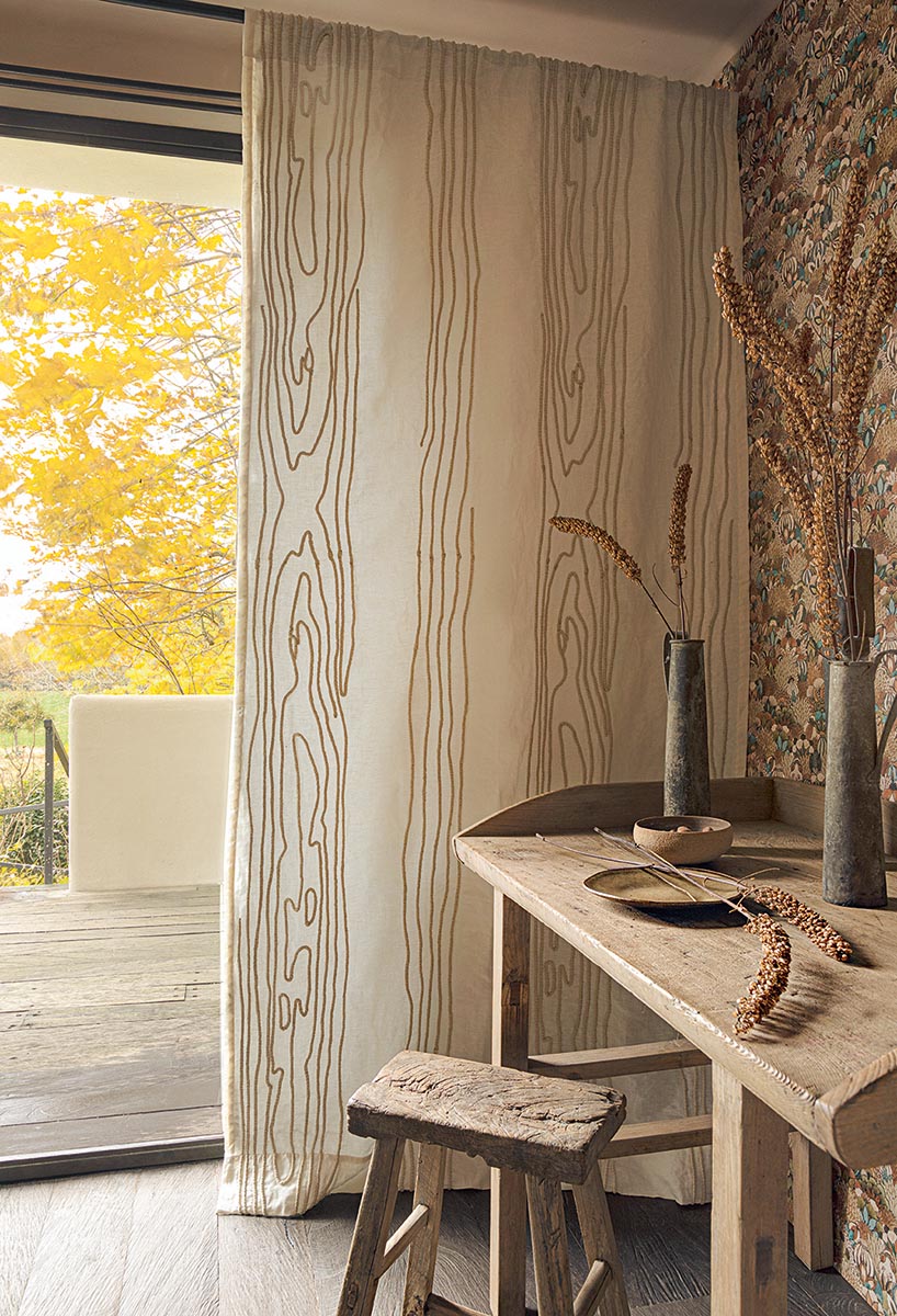 Akio Fabric by Pierre Frey shown in a room setting (view 1)