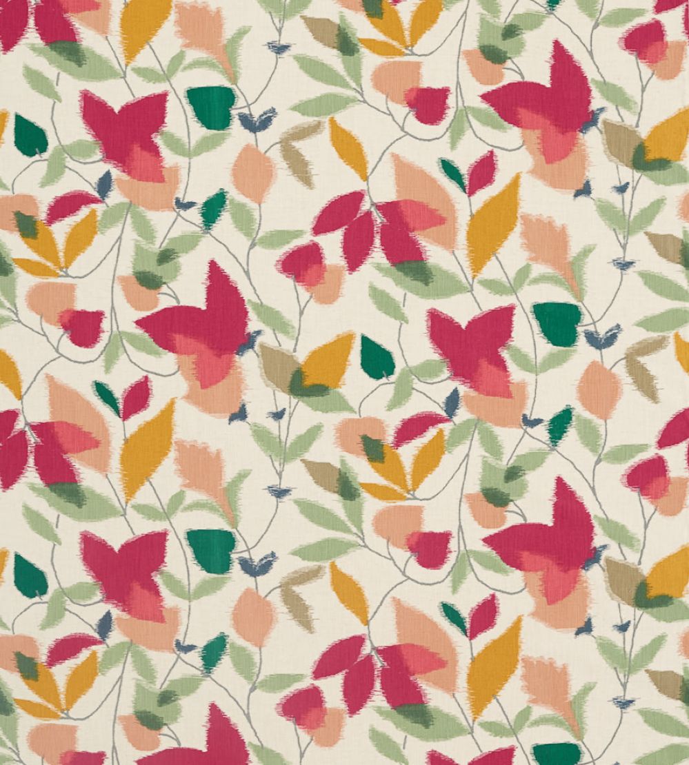 Akira Fabric by Scion Berry / Ochre