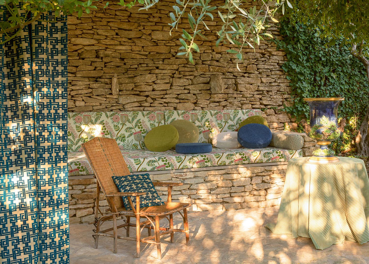 Alassio Fabric by Pierre Frey shown in a room setting (view 1)