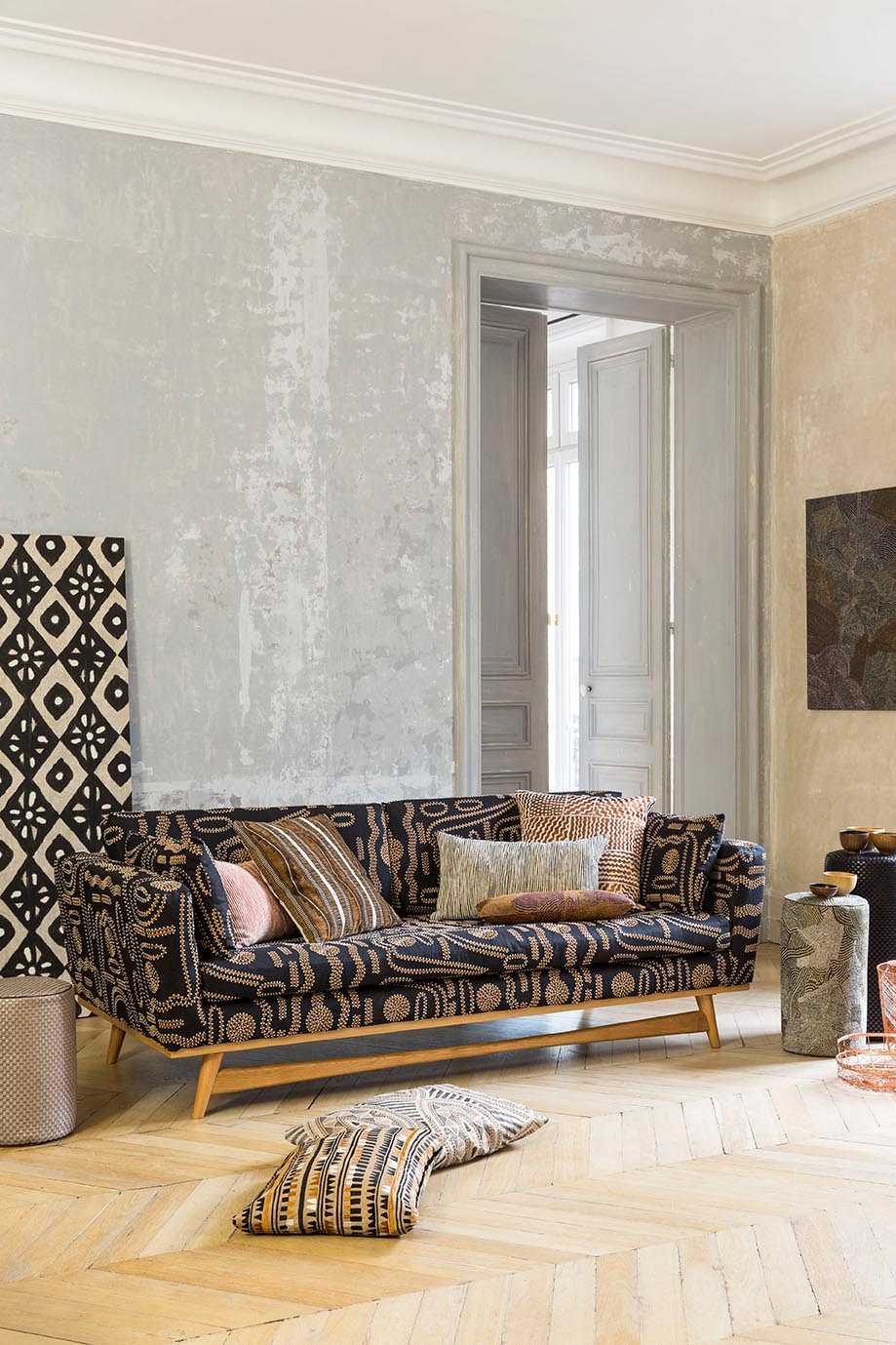 Alatao Fabric by Pierre Frey shown in a room setting (view 1)