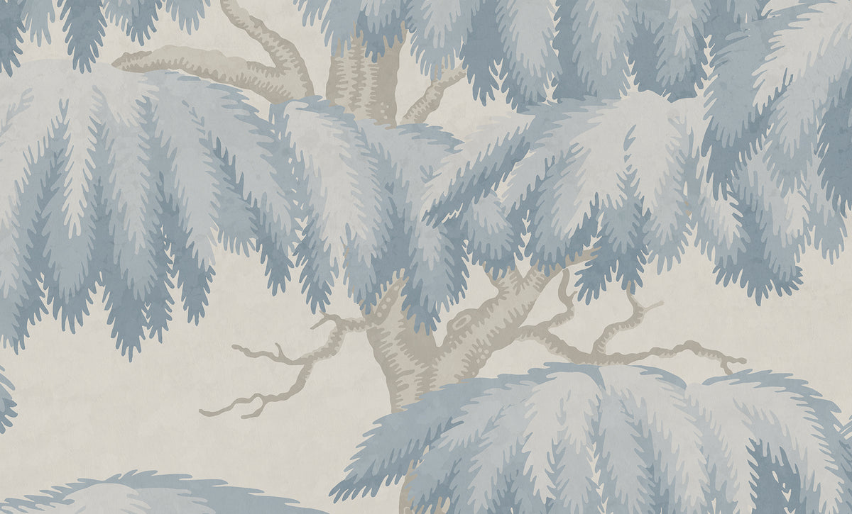 Alba Light Blue mural by Sandberg