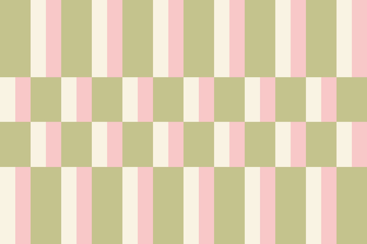 Albers Green & Pink wallpaper by Hovia