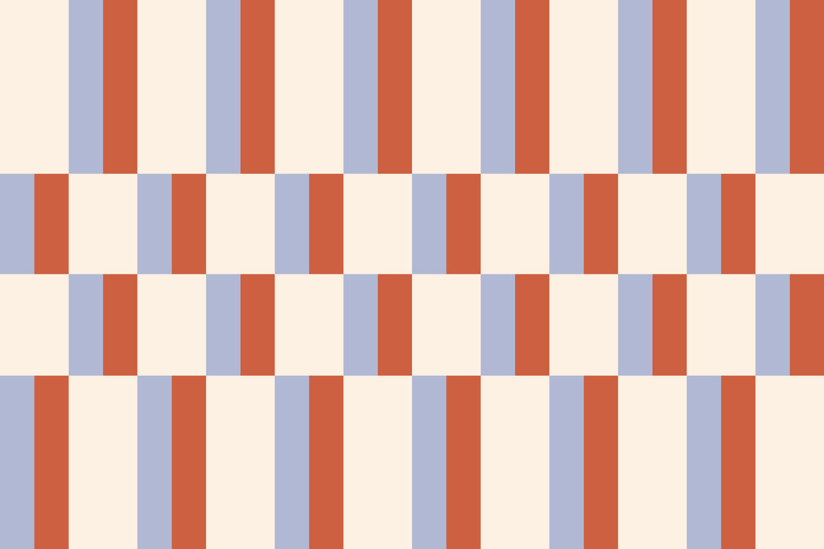 Albers Blue & Orange wallpaper by Hovia