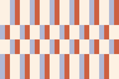 Albers Blue & Orange wallpaper by Hovia