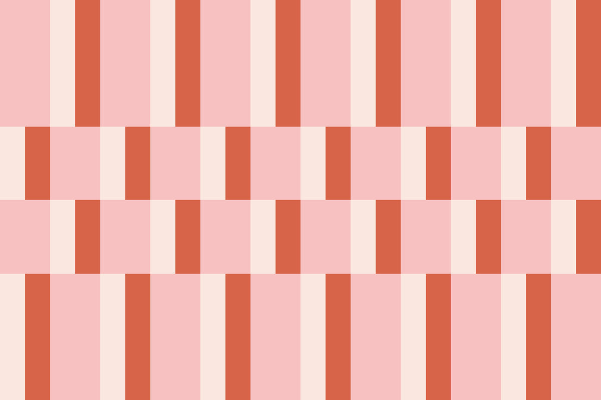 Albers Pink & Orange wallpaper by Hovia