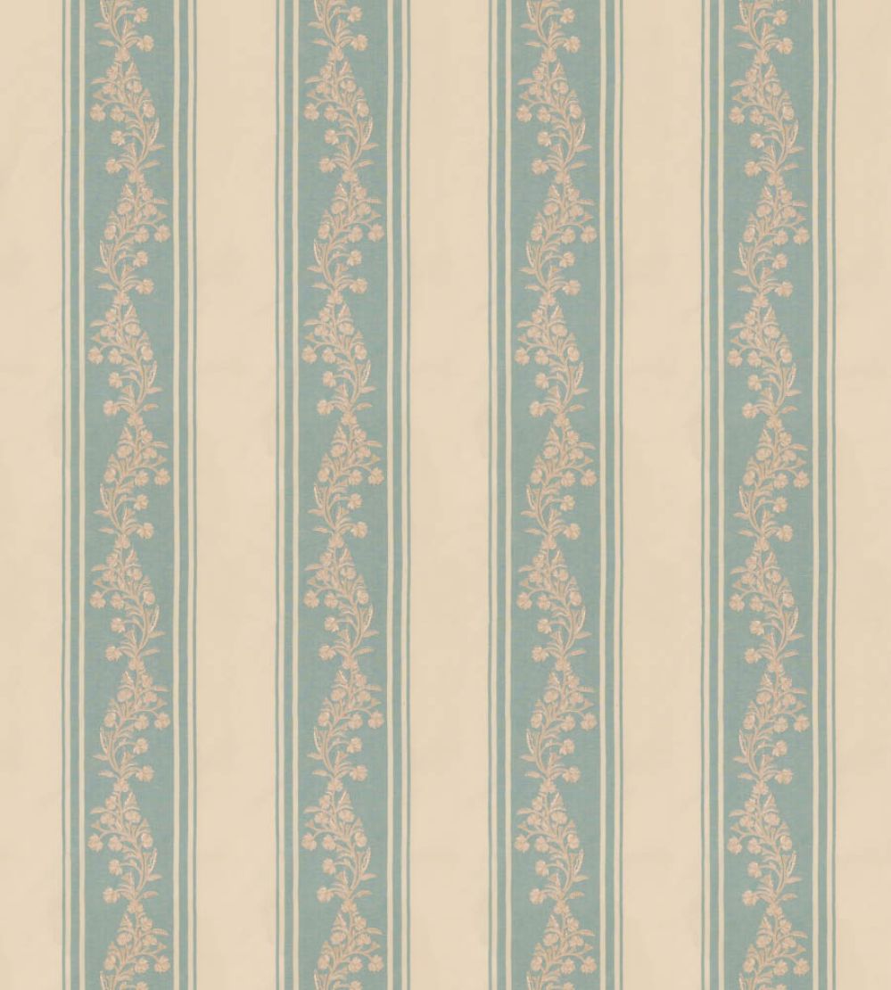 Aldbury Stripe Fabric by GP & J Baker Blue