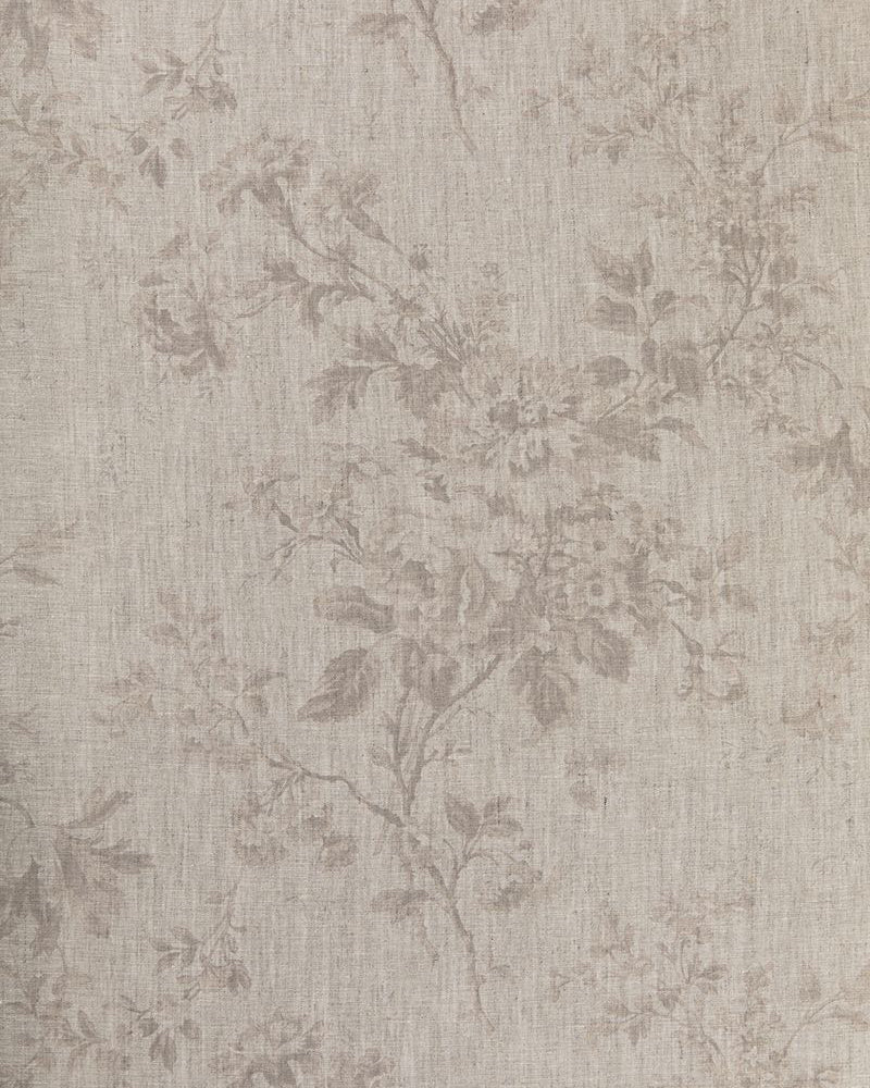 Alderney Grey on Natural fabric by Cabbages & Roses