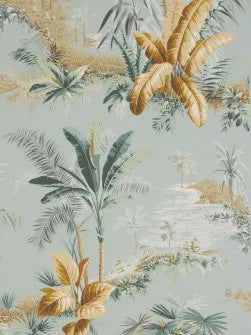 Alexandrie Wallpaper by Pierre Frey in Blue Mist (FP192003)
