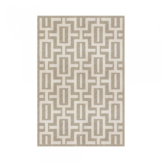 Alfama Area Rug by Graccioza in Fog, Rectangular