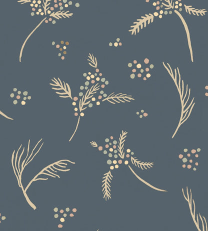 Algaida Wallpaper by Tres Tintas Azul oscuro