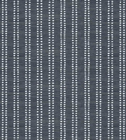 Algonquin Vinyl Wallpaper by Christopher Farr Cloth Midnight Blue