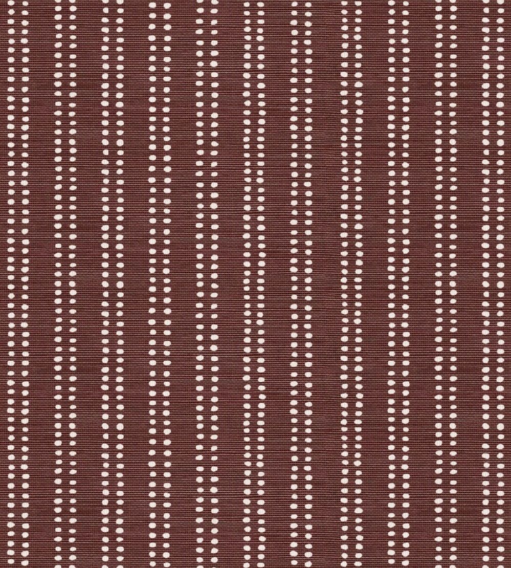 Algonquin Vinyl Wallpaper by Christopher Farr Cloth Plum