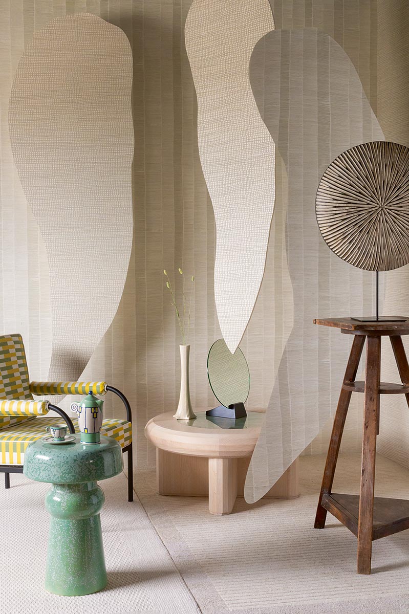 Alicia Wallpaper by Pierre Frey shown in a room setting (view 2)