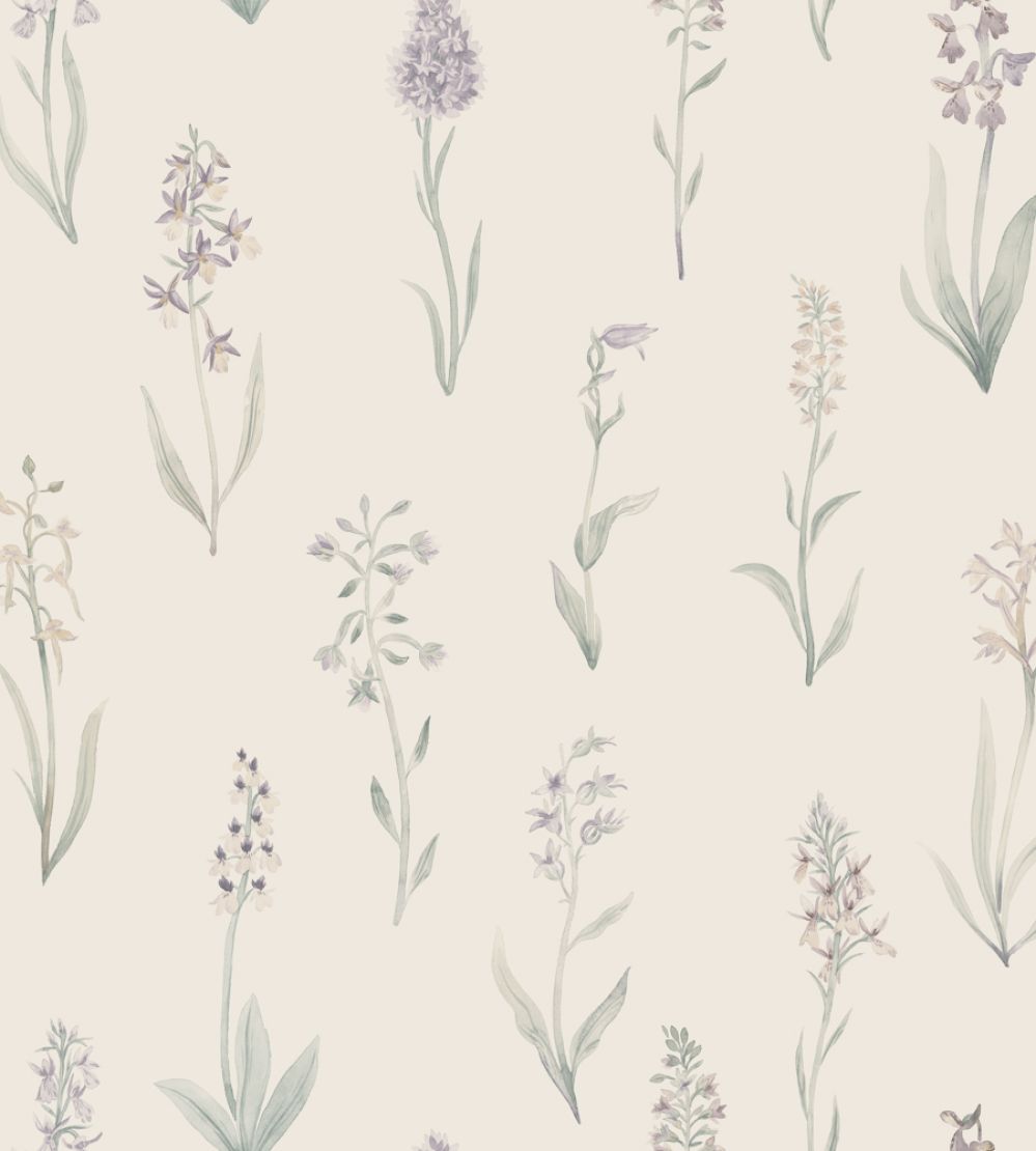 Alma Wallpaper by Sandberg Lilac
