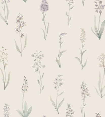 Alma Wallpaper by Sandberg Lilac