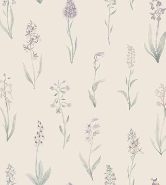 Alma Wallpaper by Sandberg Lilac