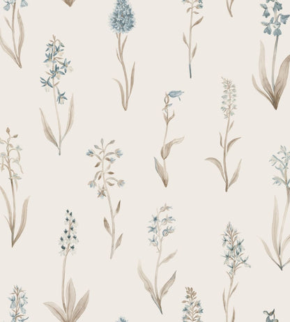 Alma Wallpaper by Sandberg Misty Blue