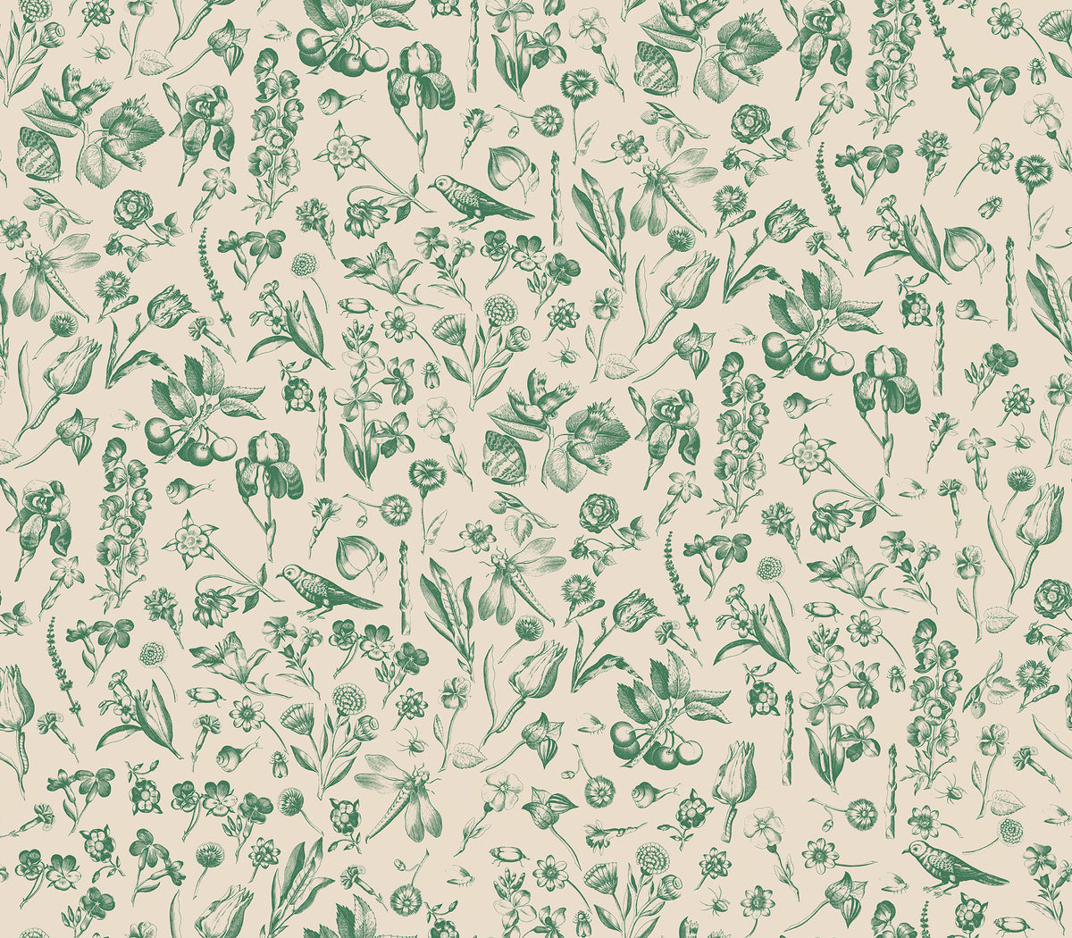 Almanach Asparagus mural by Bien Fait
