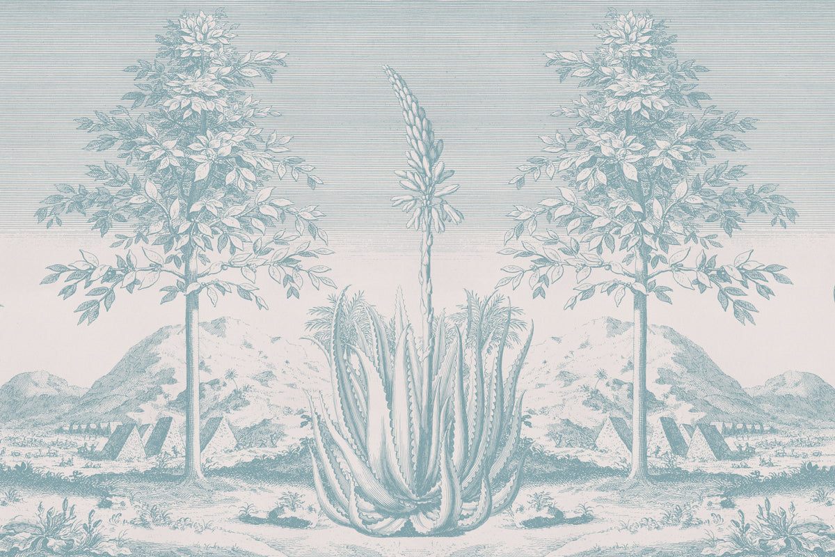 Aloe Blue mural by Hovia