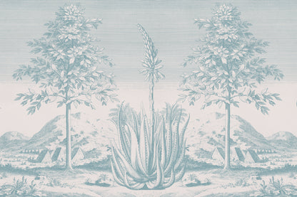 Aloe Blue mural by Hovia