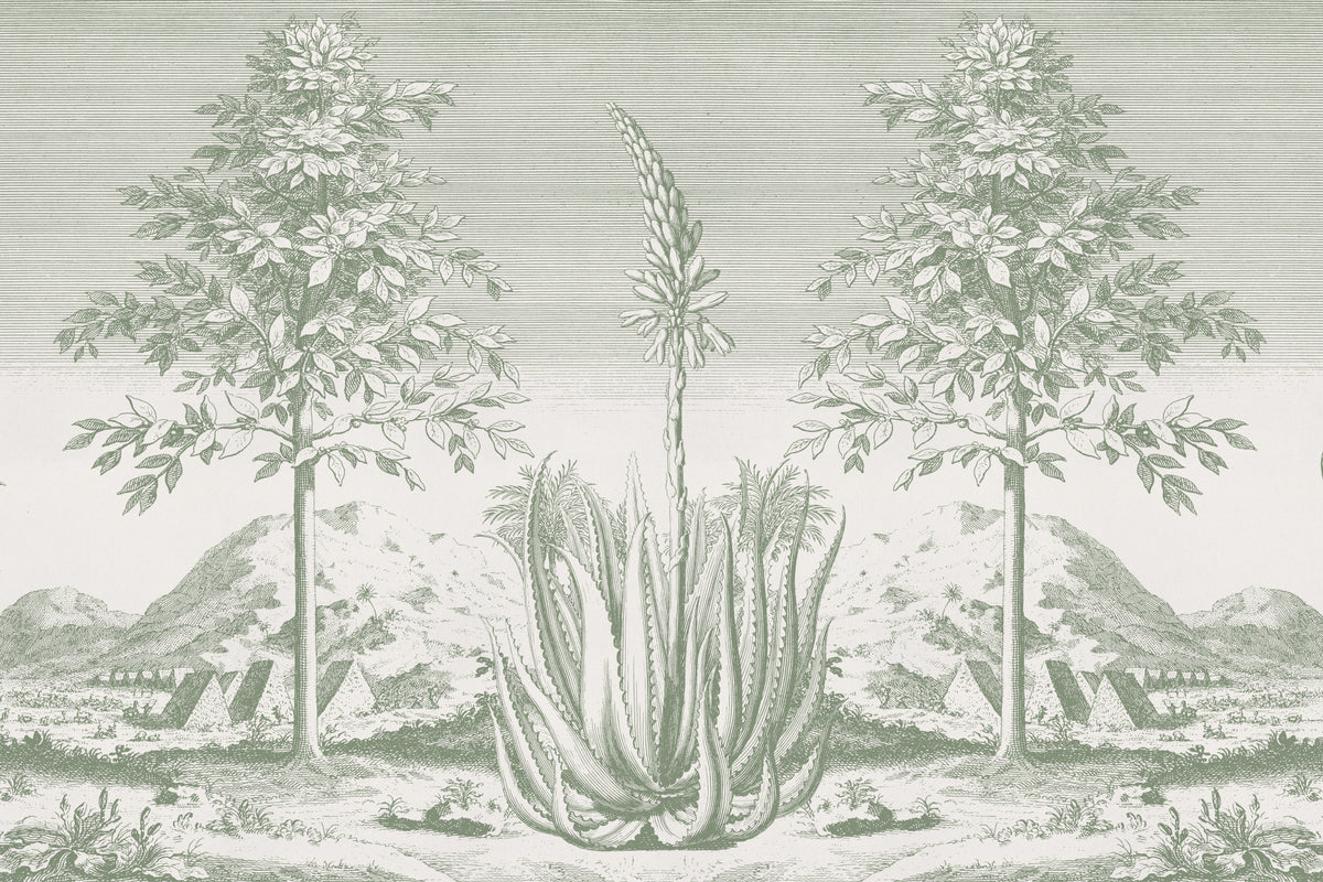 Aloe Green mural by Hovia